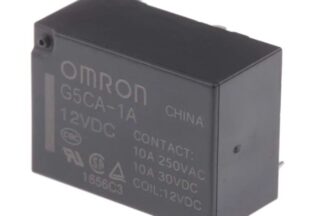 RELE 12Vdc 10A/250V G5CA-1A-E OMRON 22x16x11mm
