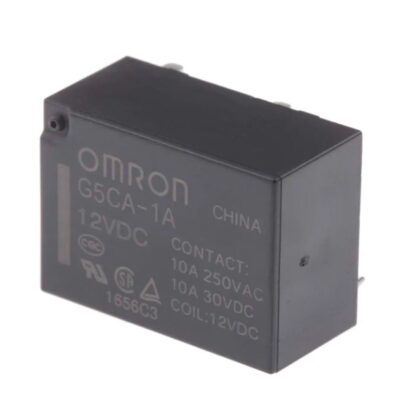 RELE 12Vdc 10A/250V G5CA-1A-E OMRON 22x16x11mm