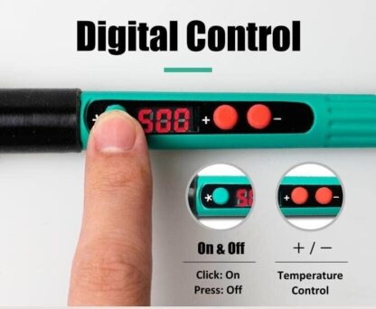 Soldador Regulable Autónomo 60W Proskit, 220-240V - Imagen 4