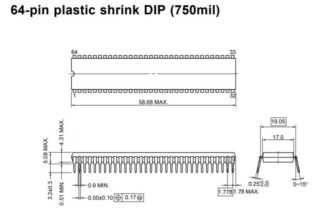TA8659AN Circuito Integrado Toshiba