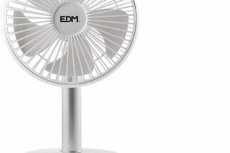 Ventilador de sobremesa recargable portátil y sin cables