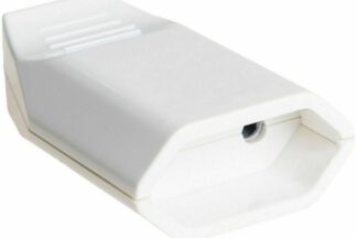 Clavija Base Aérea Hembra Bipolar 10A/250V Blanca