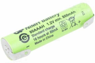 Batería AAA R3, 1,2V/800mAh NI-MH Con Terminales