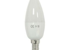 Bombillas LED vela C35, rosca E-14 (x5 unidades)