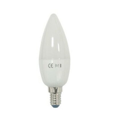 Bombillas LED vela C35, rosca E-14 (x5 unidades)