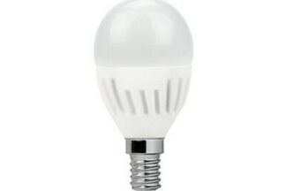 Bomilla E14 LED Super Brigth esférica G45 10W cerámica