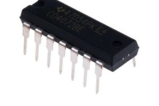 C.I CD4072BE CMOS Dual 4-Input OR Gate, Cápsula DIP14
