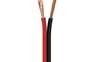 Cable paralelo altavoz 2x0,35mm² Rojo/Negro fino (100m)