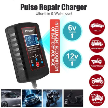 Cargador Regenerador Baterias Plomo 6 y 12V (2 a 20Ah) Plomo, AGM - Imagen 4