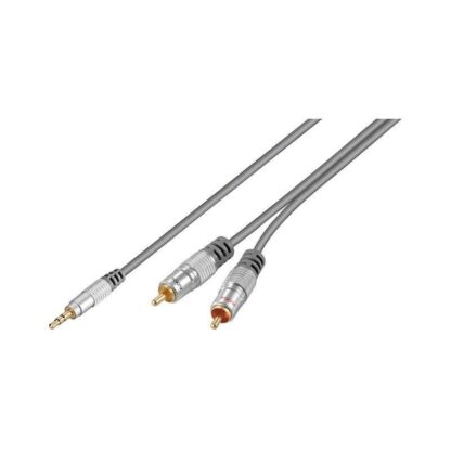 Conexión Cable HI-FI Estéreo Jack 3,5mm - 2 x RCA 10m Home Theater