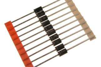 Diodo Schottky DIOTEC 100V/5A SB5100 SR5100, DO-201, AEC-Q101