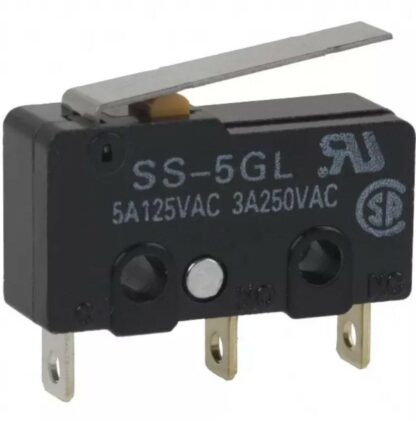 Microconmutador SS-5GL; SPDT; ON-(ON), 1,47N, 20x10x6,4mm