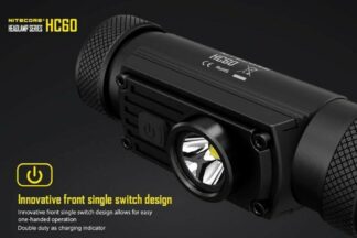 LINTERNA FRONTAL PROFESIONAL LED (1) CREE XM-L2 U2 HC50 760lm NITECORE