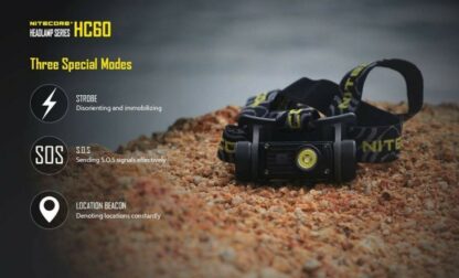 LINTERNA FRONTAL PROFESIONAL LED (1) CREE XM-L2 U2 HC50 760lm NITECORE - Imagen 5