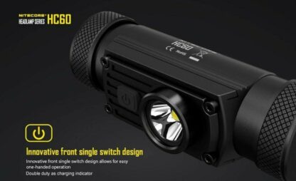 LINTERNA FRONTAL PROFESIONAL LED (1) CREE XM-L2 U2 HC50 760lm NITECORE