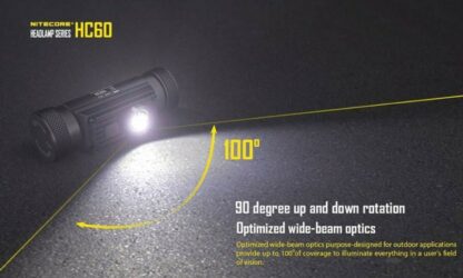 LINTERNA FRONTAL PROFESIONAL LED (1) CREE XM-L2 U2 HC50 760lm NITECORE - Imagen 8