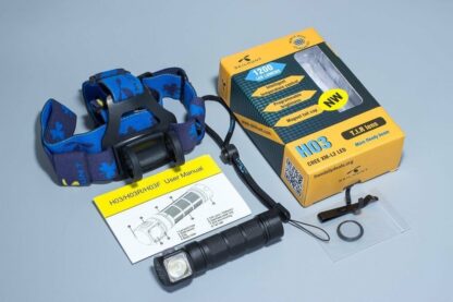 Linterna frontal LED deportiva PROFESIONAL 1200lm de SKILHUNT - Imagen 3