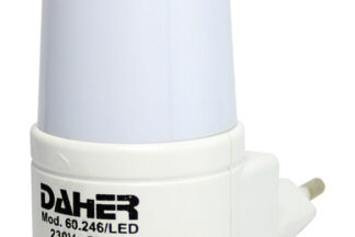 Luz LED de noche para Enchufe con Interruptor ON/OFF