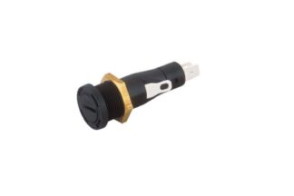 Portafusible de cierre a rosca + funda protectora