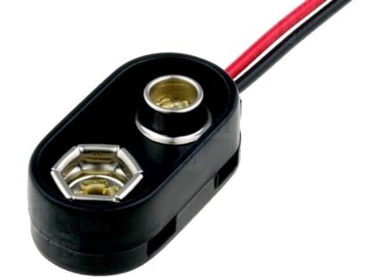 Portapilas Conector Clip Pila 9V Cables 150mm Alta Calidad