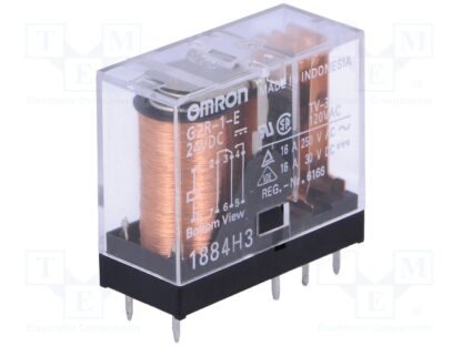 Relé 24Vdc/16A, Omron G2R-1-E-24VDC, SPDT, R.5,0mm - Imagen 3