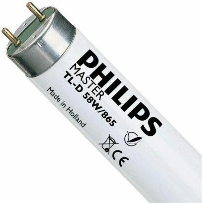 Tubo Fluorescente Philips 58W T8 1500mm 865 6500K (25 Unidades)