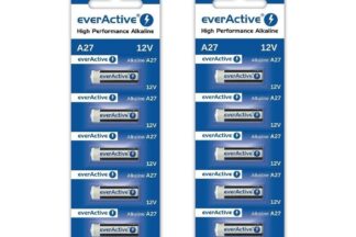 x10 Pilas 27A alcalina Everactive, 27A, 12V