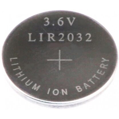 Bateria Recargable Ion litio botón 3,6V 45mAh LIR2032