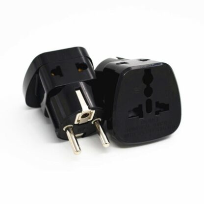Adaptador enchufe Universal hembra a Schuko macho 'Europa'