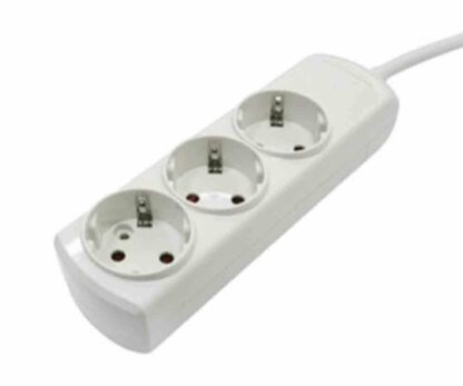 Base de 3 tomas con cable 1,4m