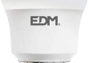 Bombilla E27 LED Esférica 8,5w 6400k luz día