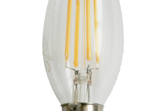 Bombilla LED. Vela C35. Filamento. E14. 230 VAC (2 Unidades)