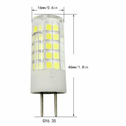Bombilla Lámpara LED G6.35, GY6.35 5W ( 30~70W) 220V (2 Unidades) - Imagen 3