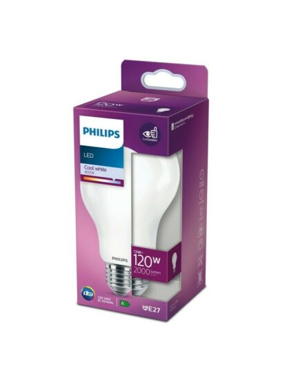 Bombilla Standard E27 Led PHILIPS, 13W (120W), 360º, 840, 4000K - Imagen 3