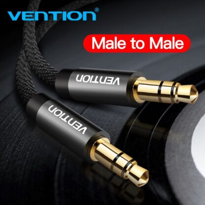Cable Audio Jack Aux 3,5mm 2m Calidad Premiun VENTION - Imagen 4
