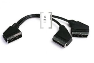 Cable Euroconector 21p 1,5m, SV-689 FONESTAR