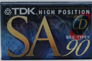 Cinta de audio Cassette 90 minutos Cromo TDK SA-90