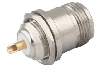 Conector N Hembra Chasis, Soldable, Sujección Tuerca