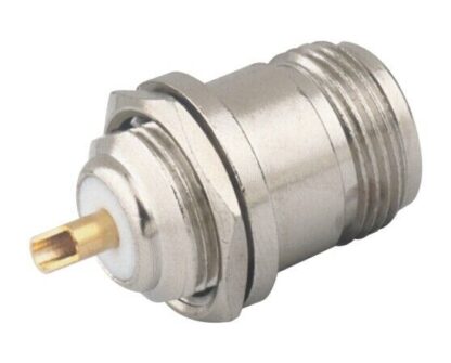 Conector N Hembra Chasis, Soldable, Sujección Tuerca