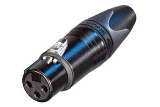 Conector micrófono XLR-3 (Cannon) hembra Neutrik NC3FXX-B