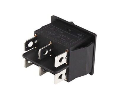 Conmutador ON-ON Bipolar 32x25mm Luz Verde 16A/250V 125ºC - Imagen 3