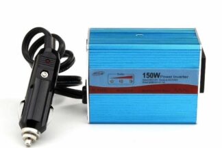 Convertidor DC-AC 12-220V 150W USB x2, mechero, "CE"