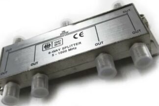 Distribuidor (Splitter) 1 Entrada 6 Salidas Conectores F, 5-1000MHz