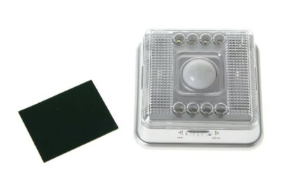Luz de noche automática LED blanca, doble sensor movimiento + día/noche - Imagen 5