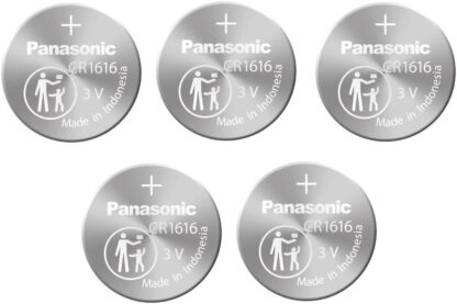 Pila de Litio Botón CR1616 3V – Panasonic (Blister 5 uds)