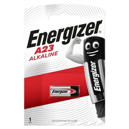Pila Alcalina 12V 65mAh, Ø10x29mm, A23 E23A ENERGIZER (6 Unidades)