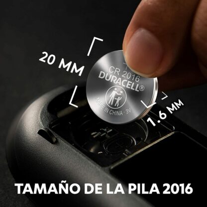 Pila Litio Botón CR2016 3V/75mAh DURACELL, 07-2030 (10 Unidades en 5 blister) - Imagen 4