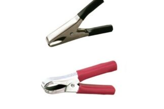 Pinzas Batería 70mm 15A Aislada *Pareja Roja y Negra* DH