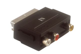 Adaptador Euroconector Scart  "IN" a 3 RCA
