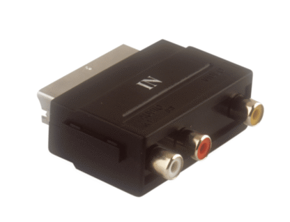 Adaptador Euroconector Scart "IN" a 3 RCA